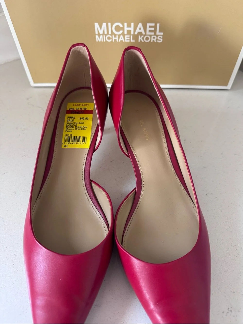 Michael Michael Kors Women's Elyse Pointed-Toe Pumps - Picture 7 of 7